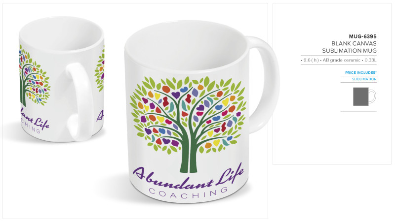 Altitude Blank Canvas Sublimation Ceramic Coffee Mug - 330ml