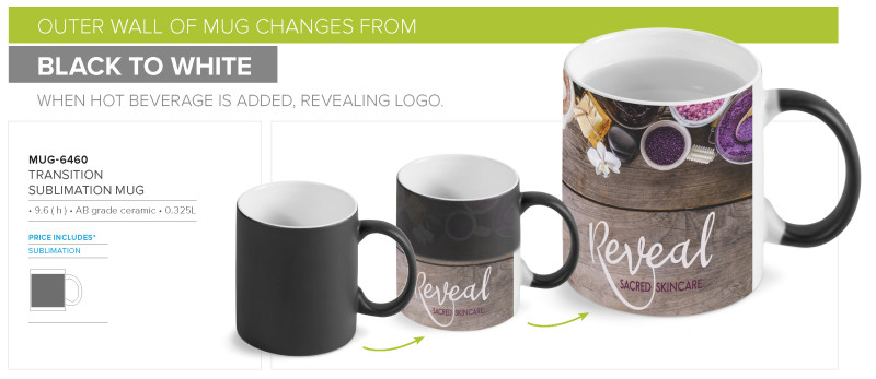 Altitude Transition Sublimation Ceramic Coffee Mug - 325ml