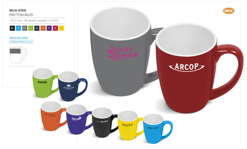 Payton Ceramic Coffee Mug - 325ml