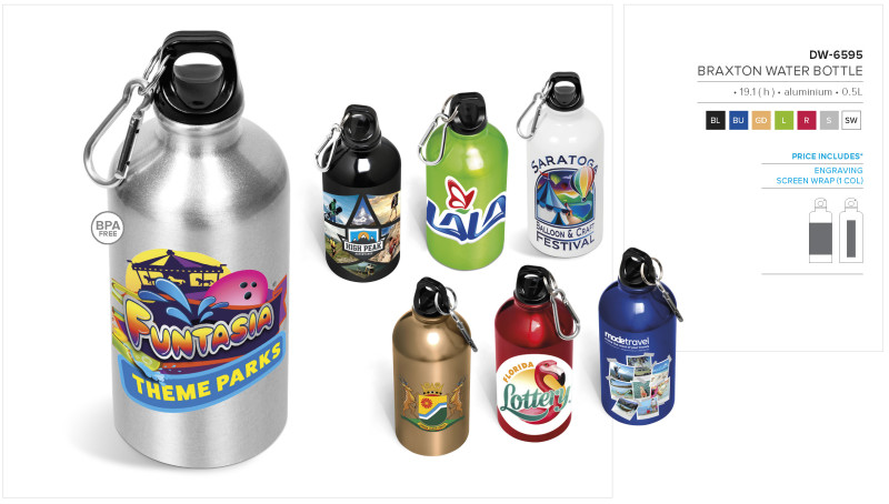 Altitude Braxton Aluminium Water Bottle - 500ml