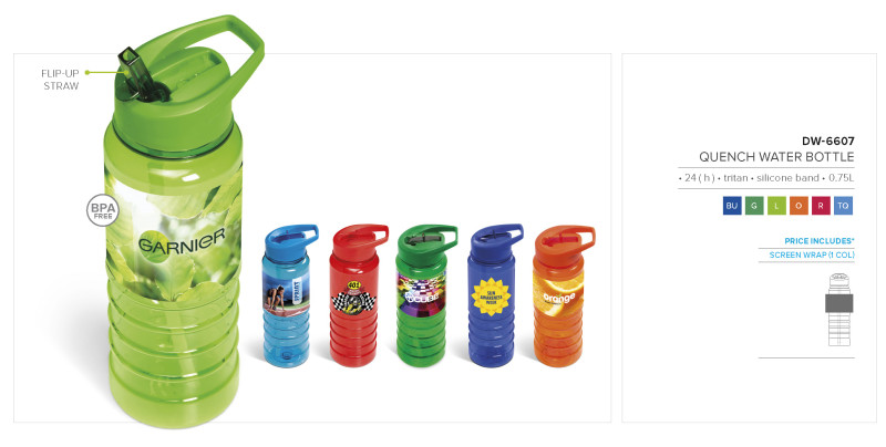 Altitude Quench Plastic Water Bottle - 750ml