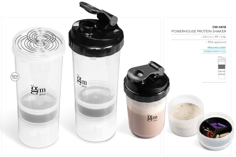 Altitude Powerhouse Plastic Protein Shaker - 600ml
