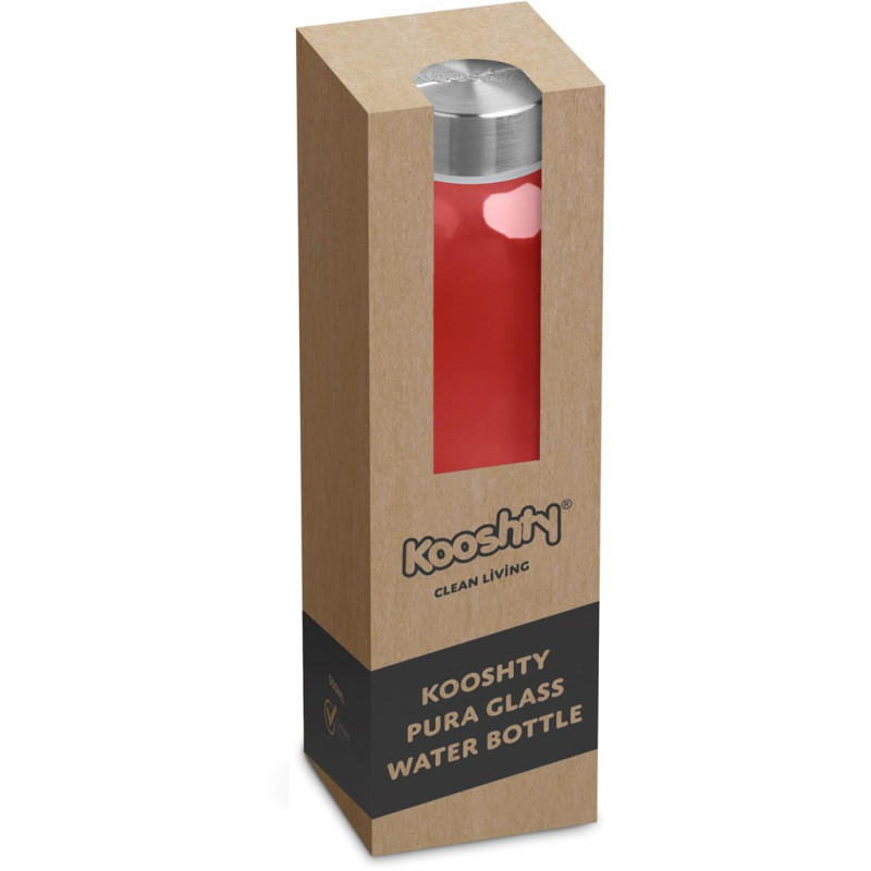 Kooshty Pura Glass Water Bottle - 500ML