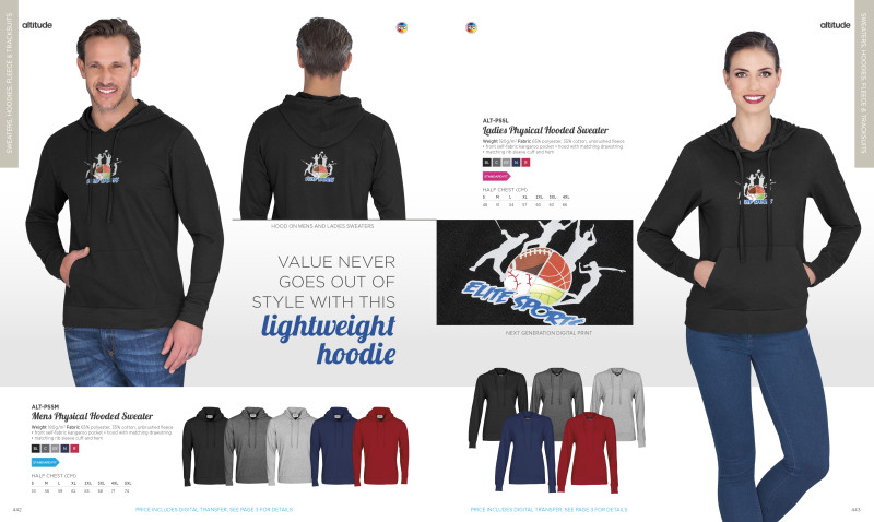 Mens Physical Hooded Sweater