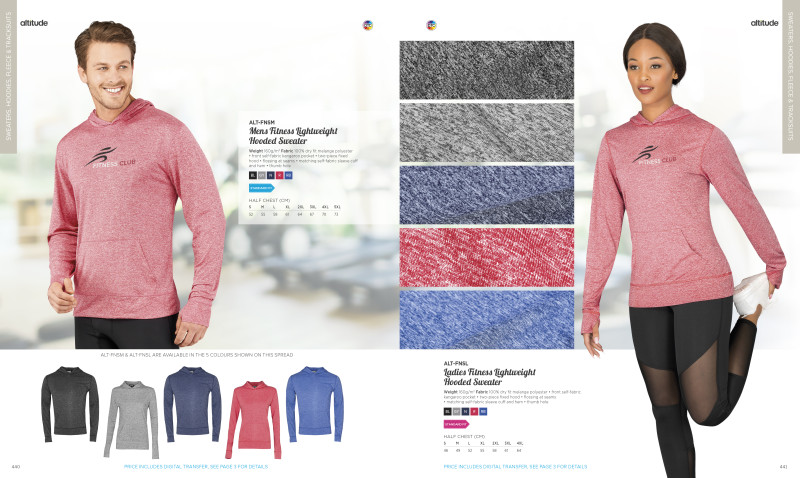 Mens Fitness Lightweight Hooded Sweater