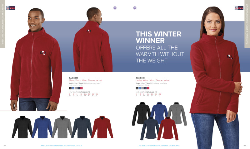 Mens Yukon Micro Fleece Jacket