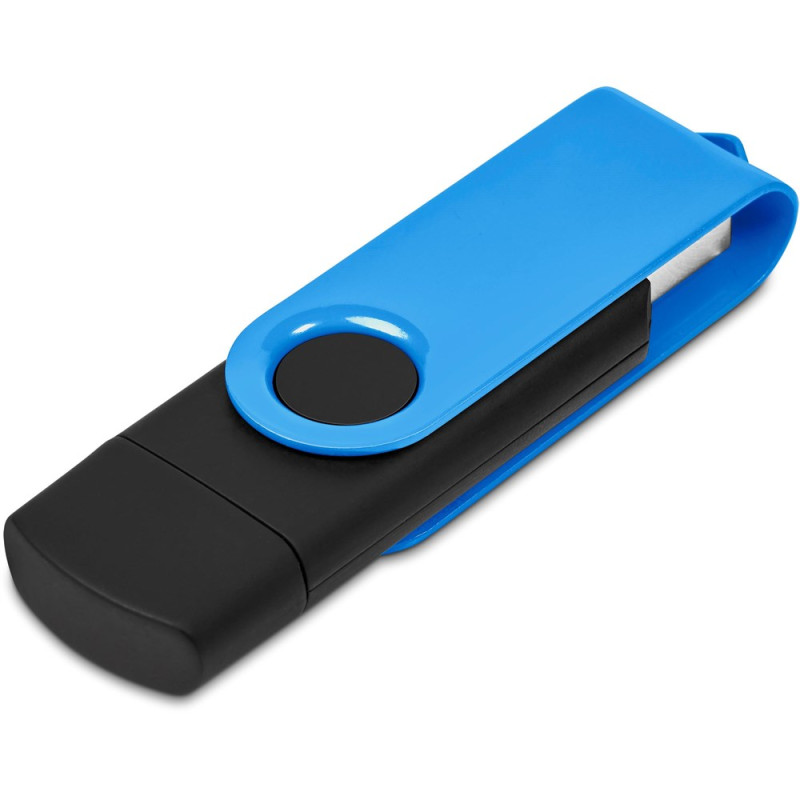 Shuffle Gyro Black Flash Drive – 8GB
