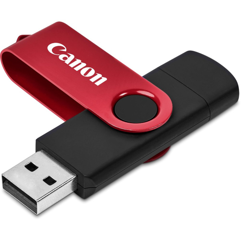 Shuffle Gyro Black Flash Drive – 8GB