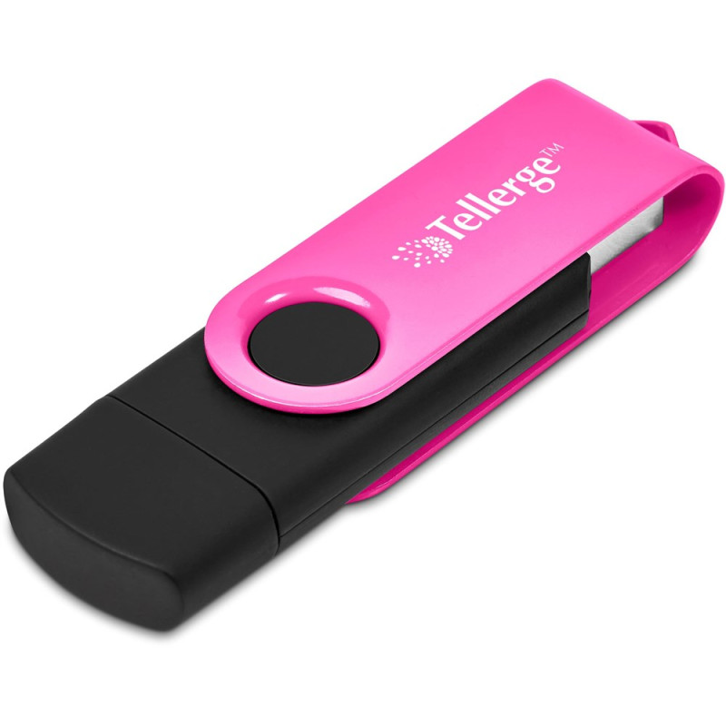 Shuffle Gyro Black Flash Drive – 8GB
