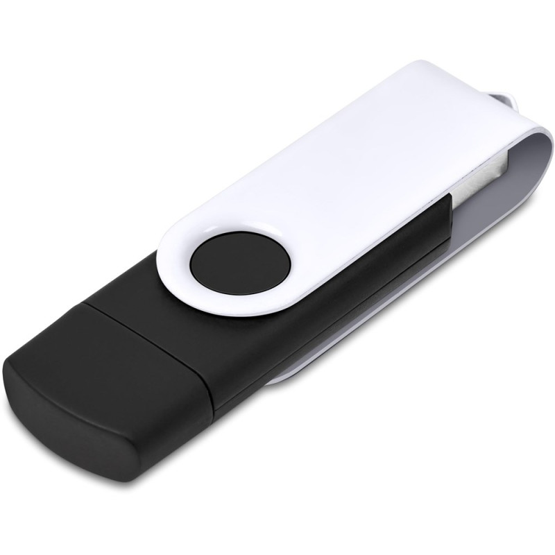 Shuffle Gyro Black Flash Drive – 8GB