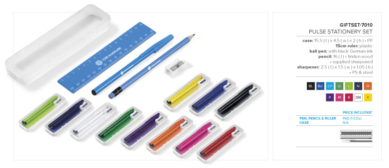 Pulse Stationery Set