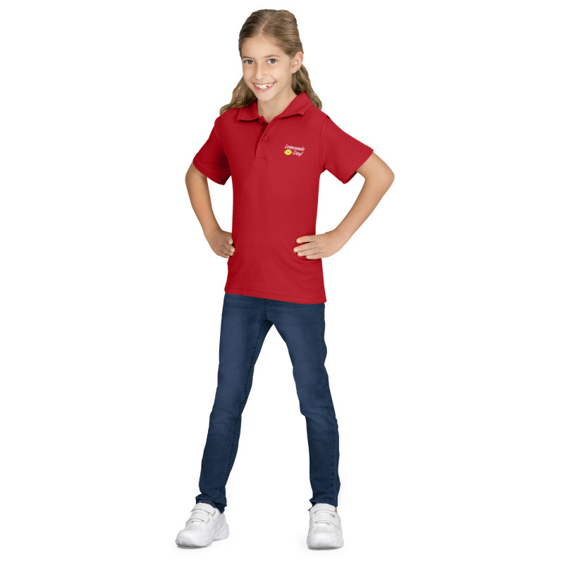Kids Basic Pique Golf Shirt