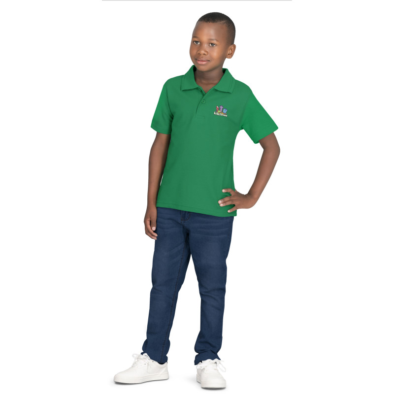 Kids Basic Pique Golf Shirt