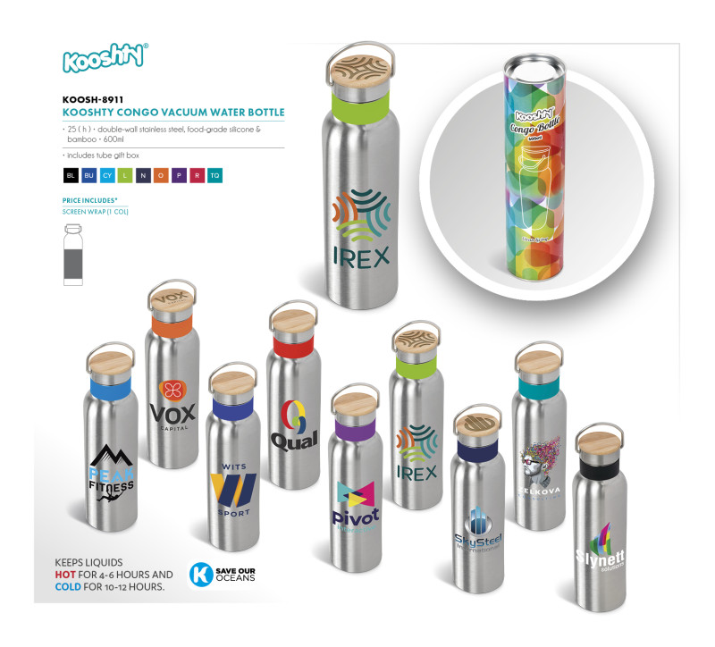 Kooshty Congo Stainless Steel Vacuum Water Bottle - 600ml