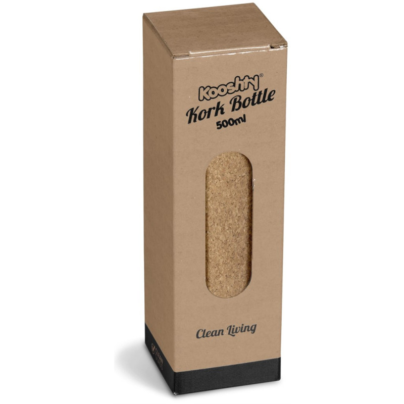 Kooshty Kork Glass Water Bottle - 500ml