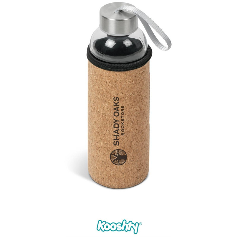 Kooshty Kork Glass Water Bottle - 500ml