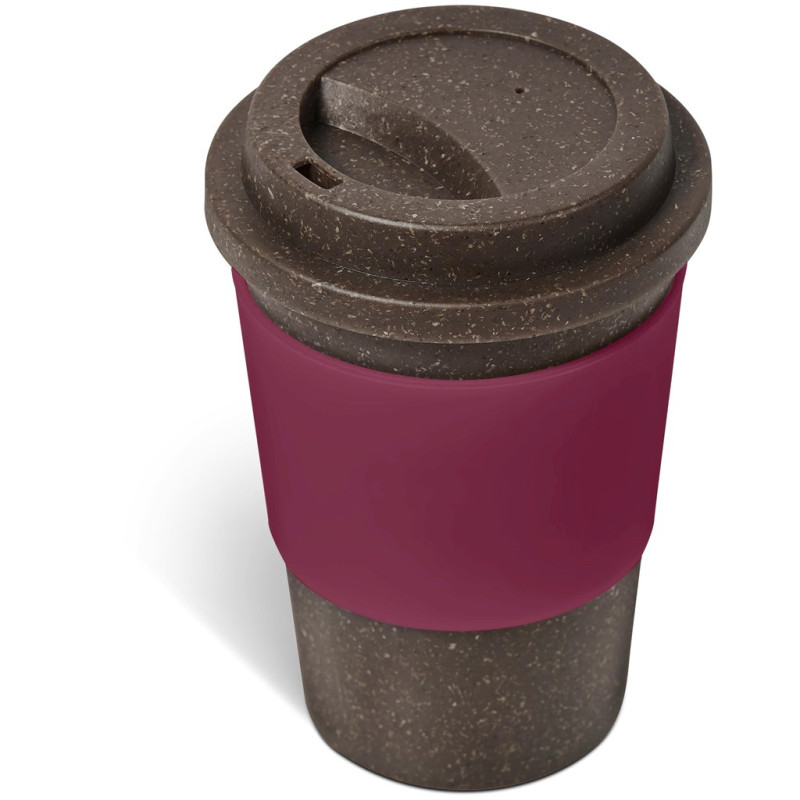 Kooshty Brown Bean Plastic Double-Wall Tumbler – 400ml