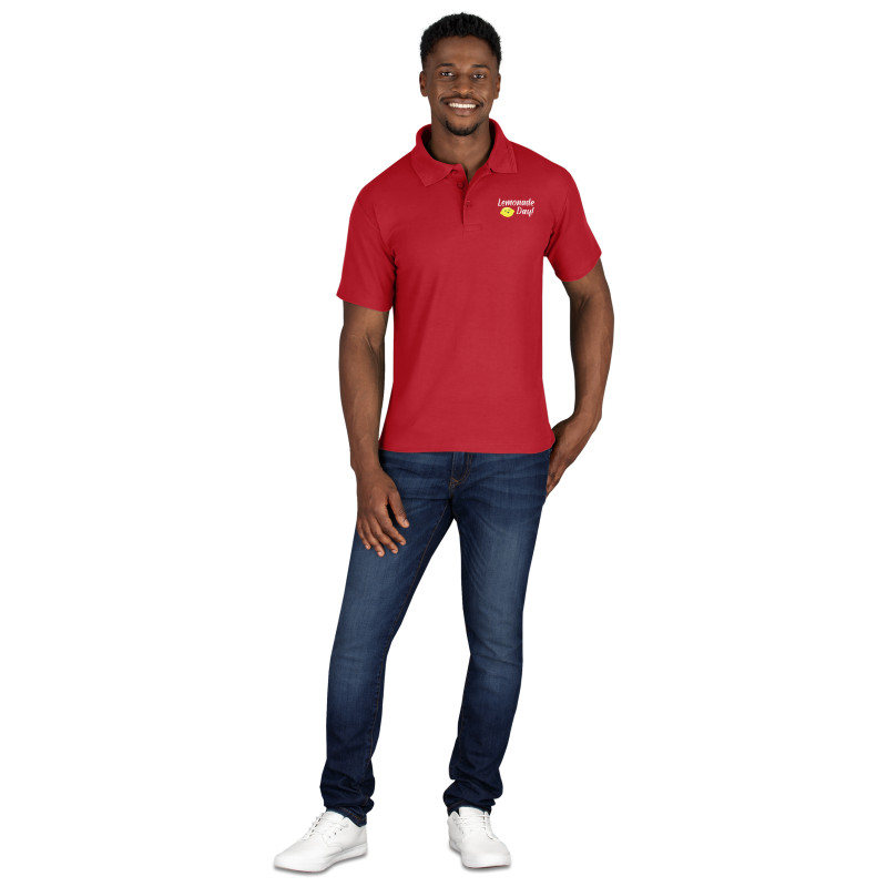 Mens Basic Pique Golf Shirt
