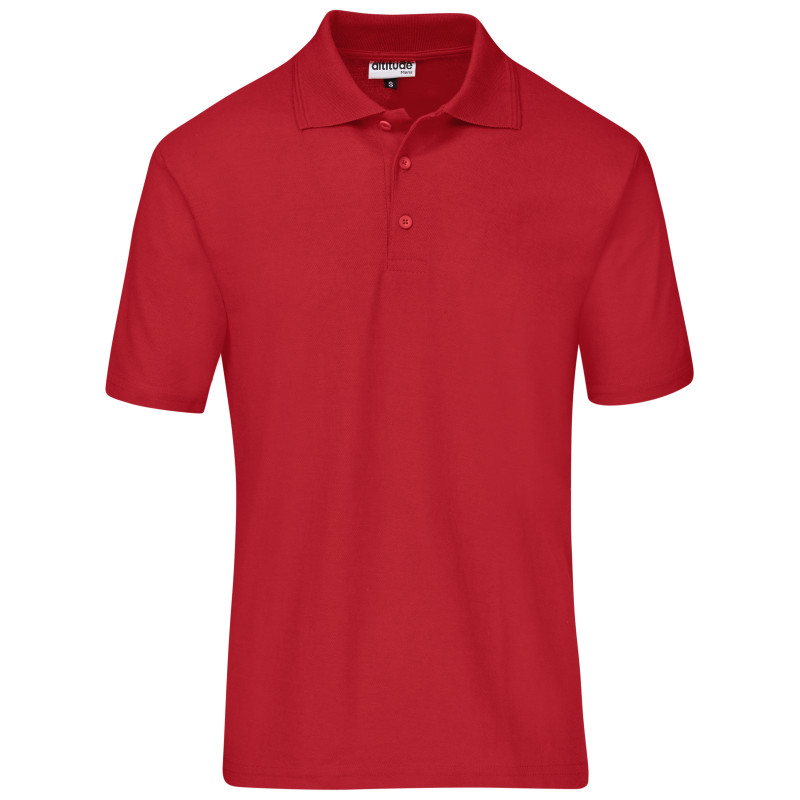 Mens Basic Pique Golf Shirt