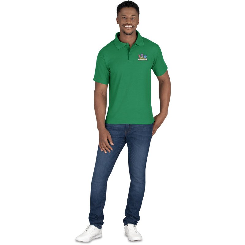 Mens Basic Pique Golf Shirt