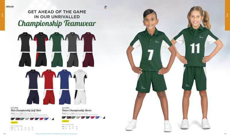 Kids Championship Golf Shirt