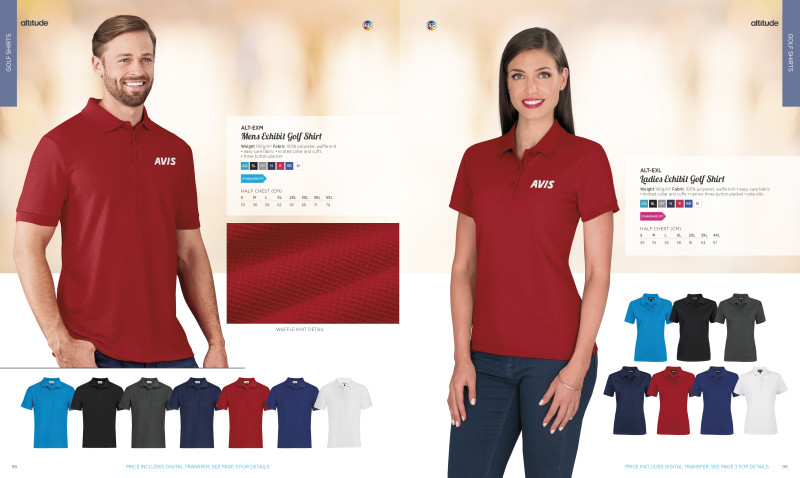 Mens Exhibit Golf Shirt