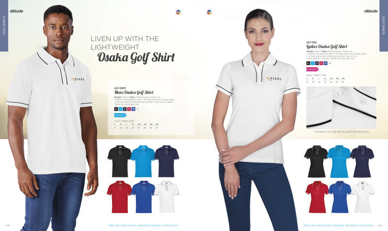Ladies Osaka Golf Shirt