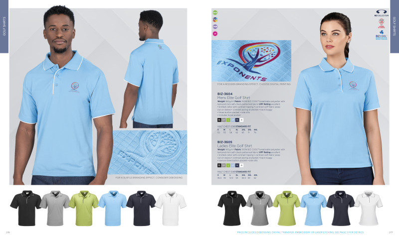 Mens Elite Golf Shirt