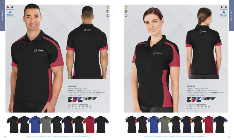 Mens Talon Golf Shirt