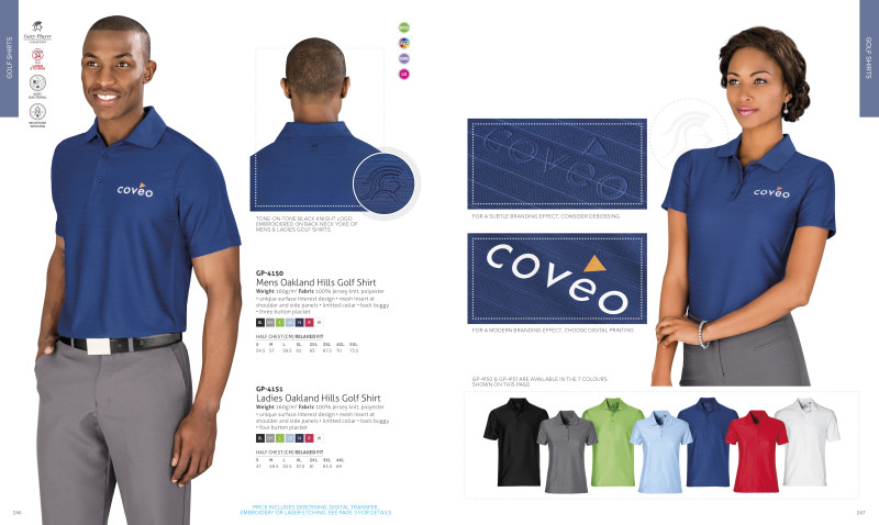 Mens Oakland Hills Golf Shirt