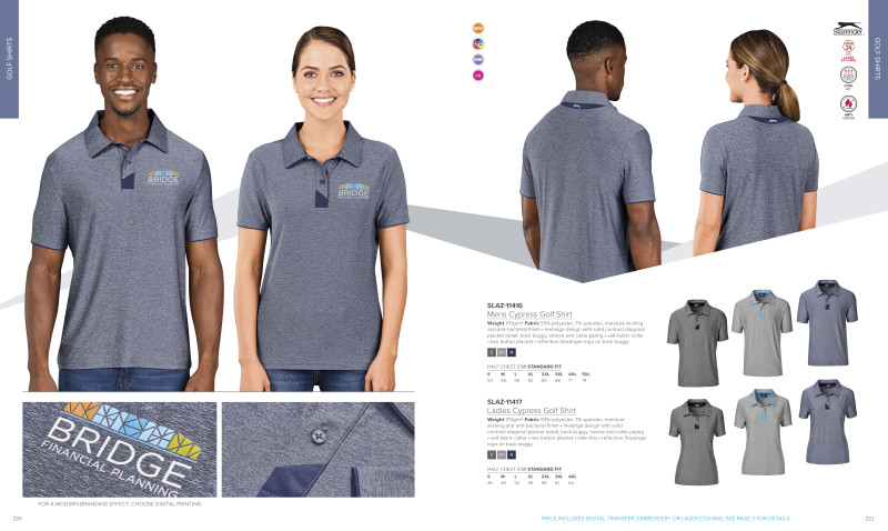 Mens Cypress Golf Shirt