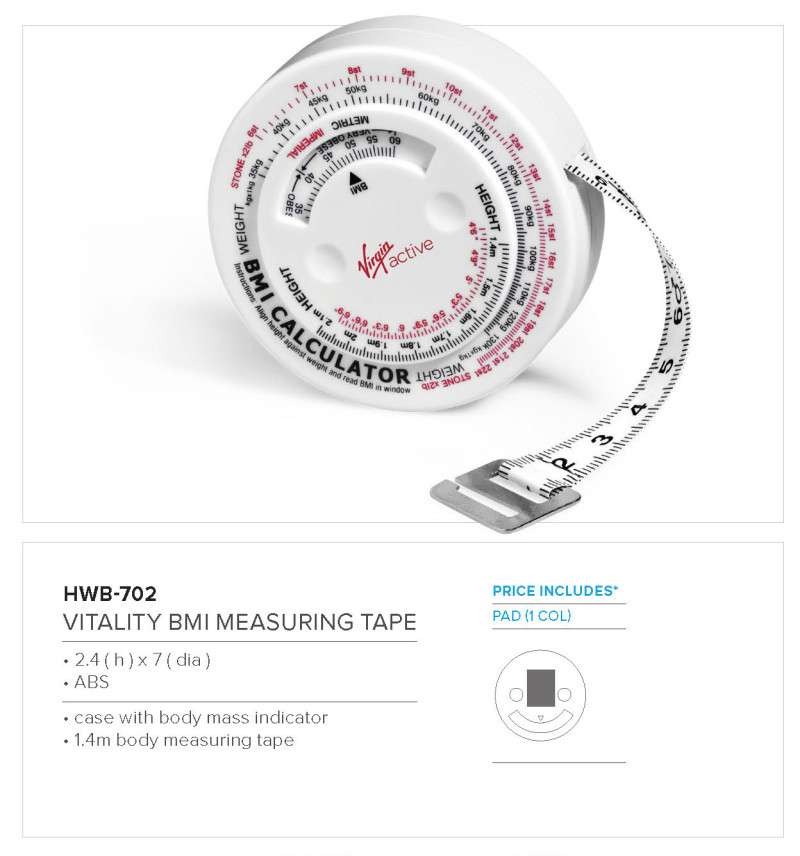 Altitude Vitality BMI Measuring Tape - 1.4 Metre