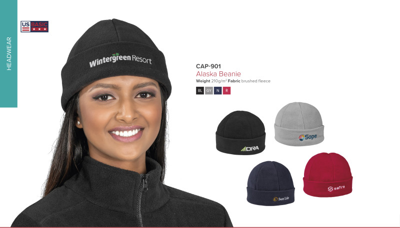 Alaska Brushed Fleece Beanie