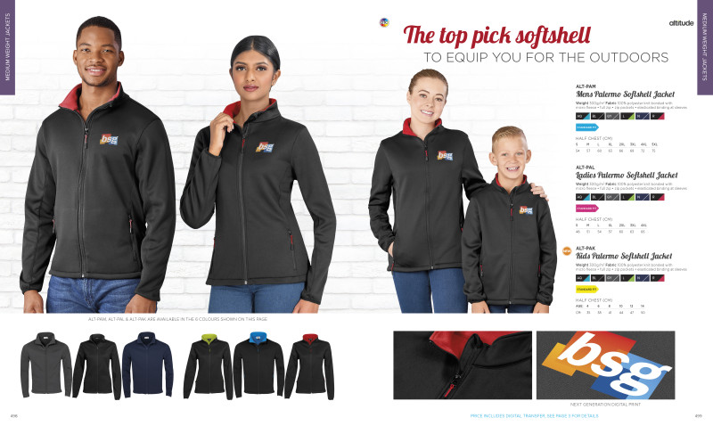 Ladies Palermo Softshell Jacket