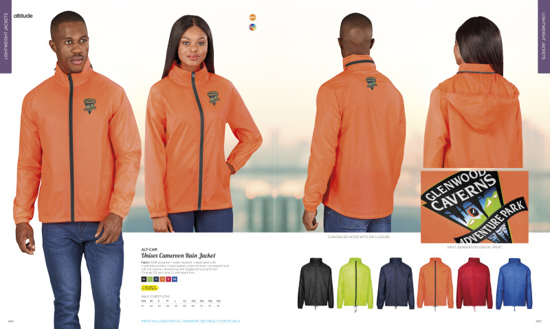 Unisex Cameroon Rain Jacket