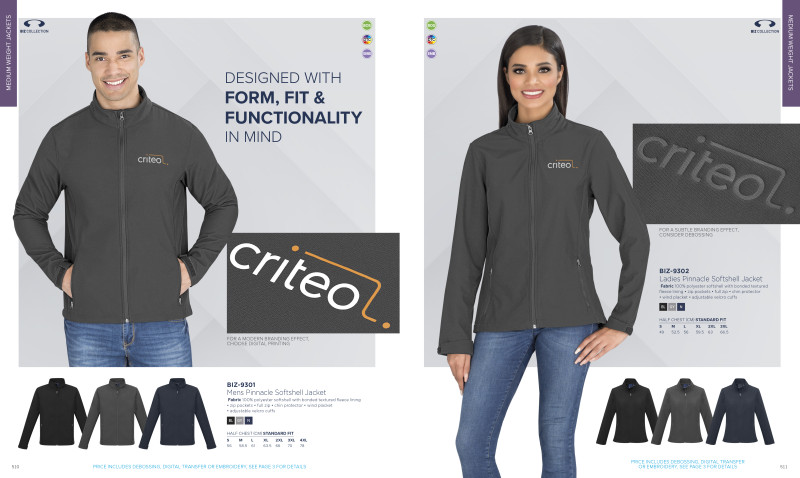 Mens Pinnacle Softshell Jacket