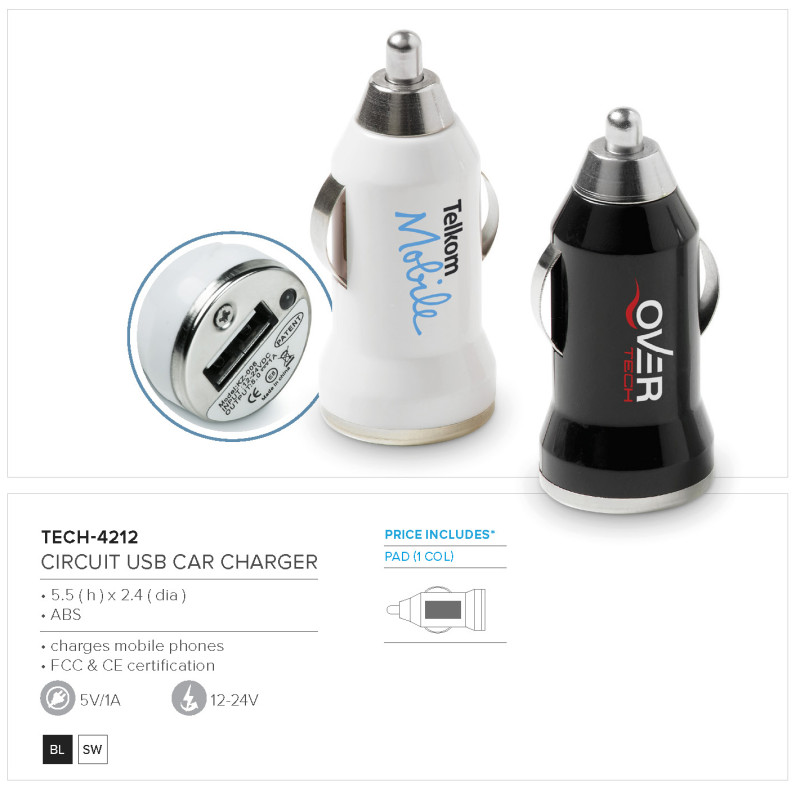 Altitude Circuit USB Car Charger