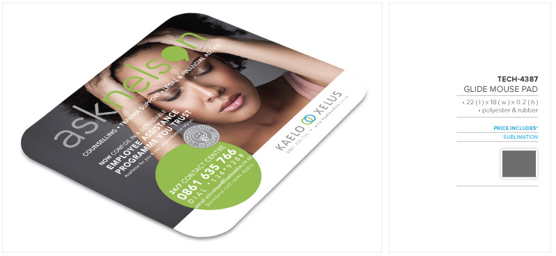 Altitude Glide Sublimation Mouse Pad