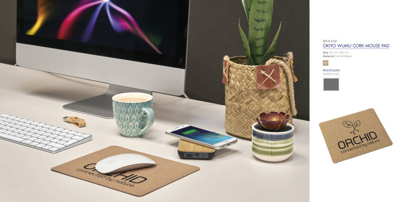 Okiyo Wumu Cork Mouse Pad