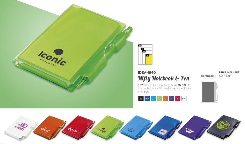 Altitude Nifty Mini Notebook & Pen