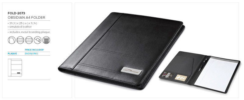 Altitude Obsidian A4 Folder