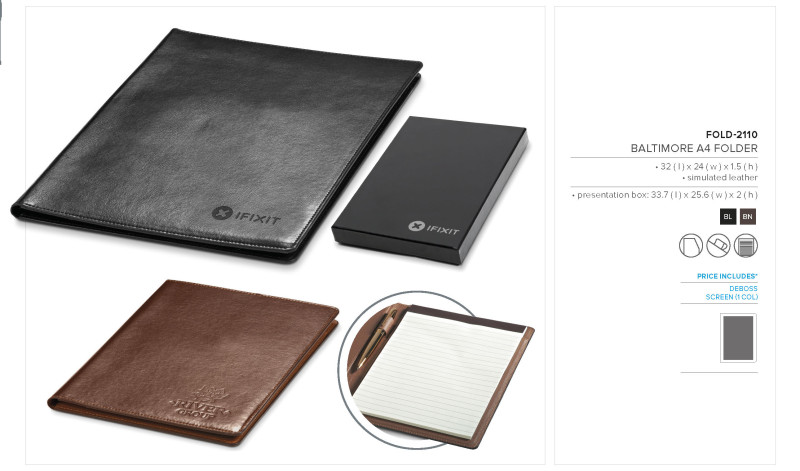 Baltimore A4 Folder