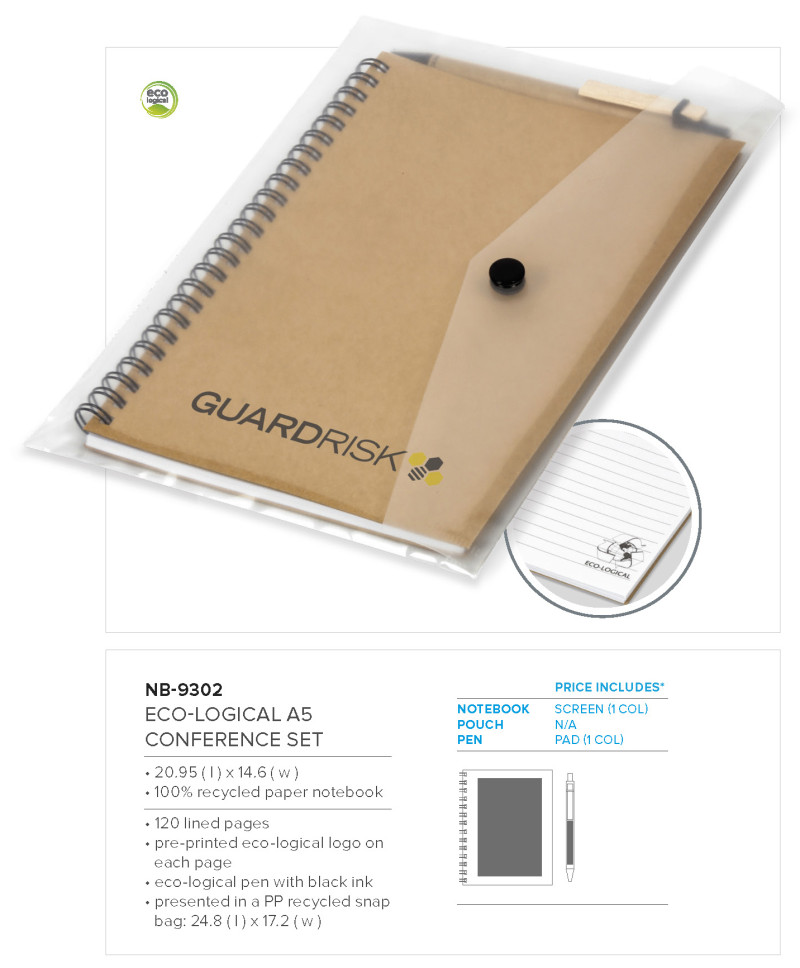 Altitude Eco-Logical A5 Notebook & Pen