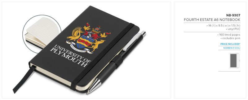 Altitude Fourth Estate A6 Hard Cover Notebook