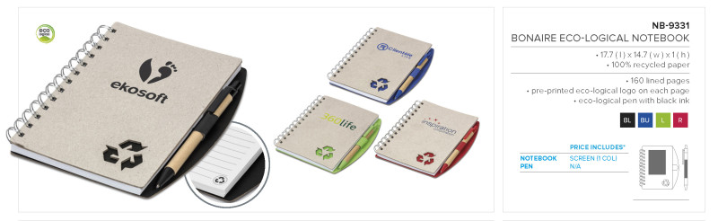 Altitude Bonaire Midi Notebook & Pen