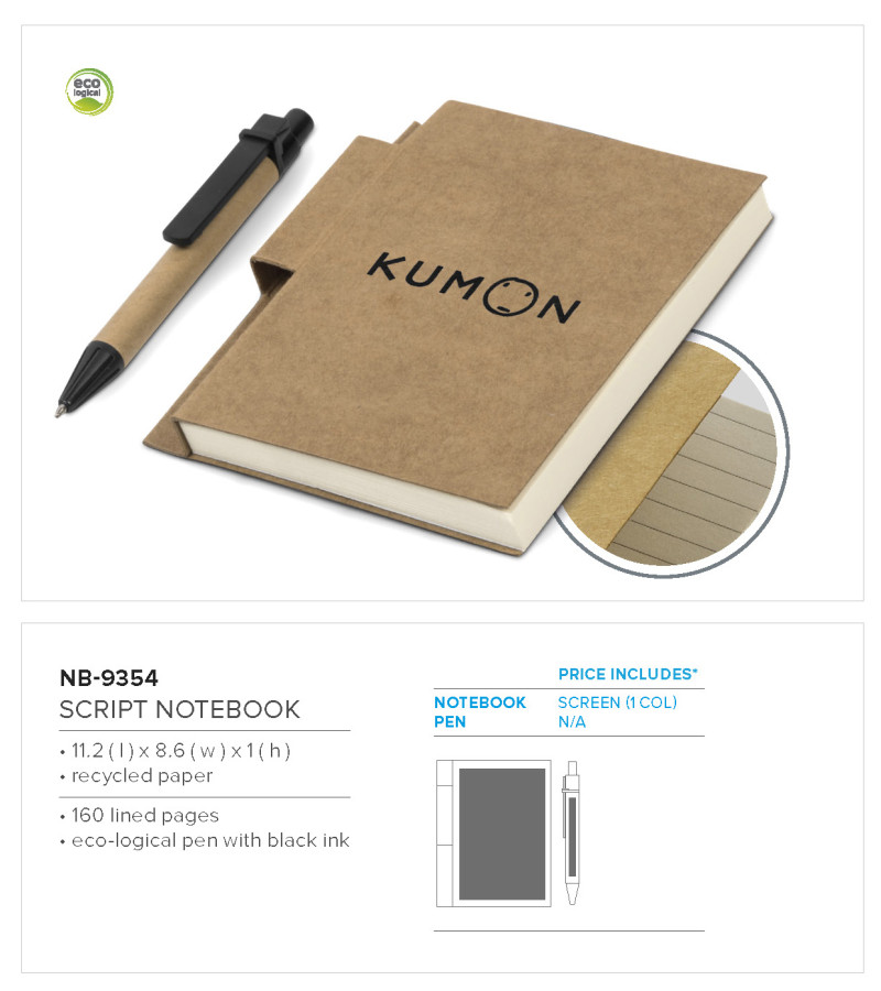 Altitude Script Mini Notebook & Pen