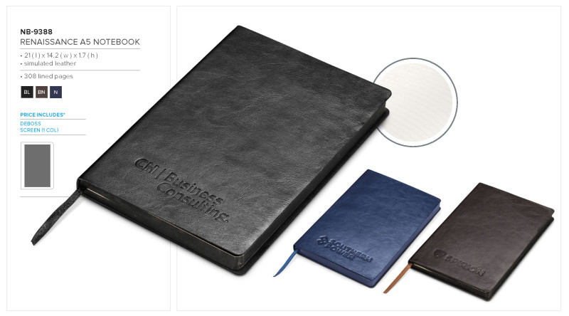 Altitude Renaissance A5 Soft Cover Notebook