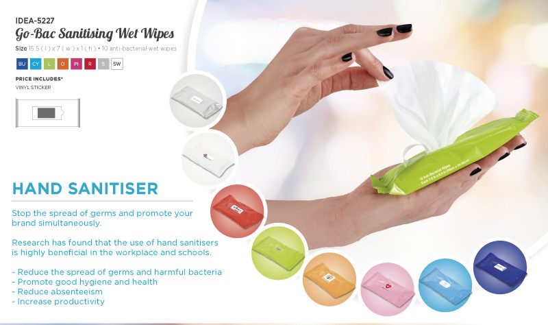 Altitude Go-Bac Wet Wipes - 10 sheets