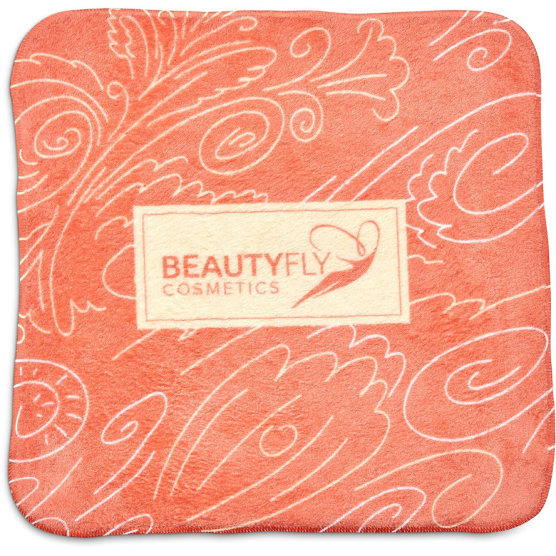 Pre-Printed Sample Hoppla Glamour Makeup Remover Cloth - Double-Sided Branding