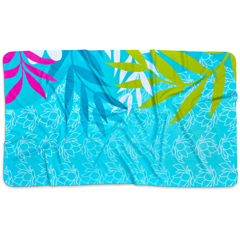 Pre-Printed Sample Hoppla Hula Beach Towel - Double-Sided Branding
